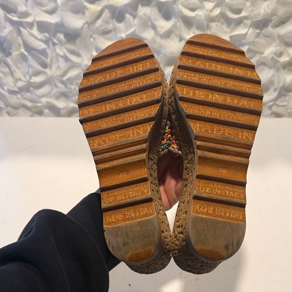 Spring Step Multicolor Woven Wedges - Picture 5 of 5